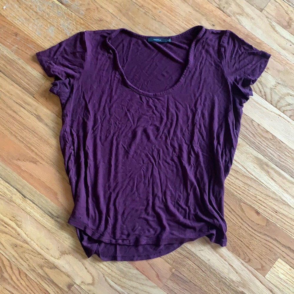 Aritzia shirt, maroon, size s